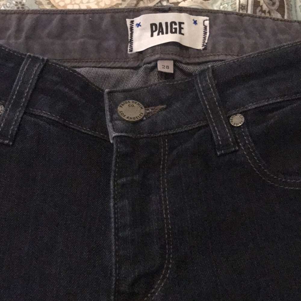 Like brand new designer Paige jeans.